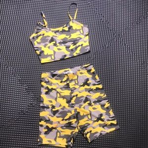 Camo two piece